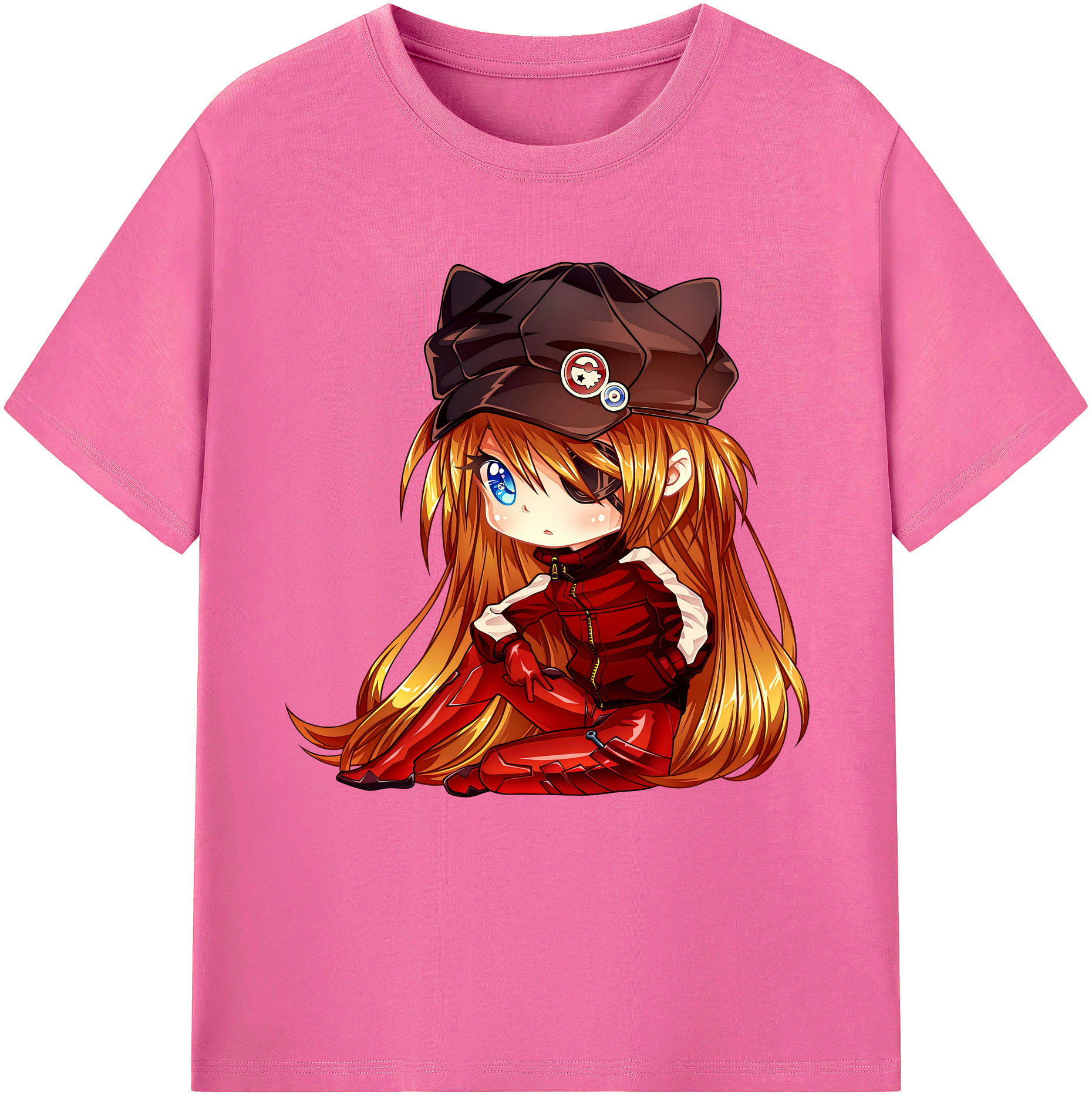 （画像用） EVA 新世紀エヴァンゲリオン レディースカジュアルプリントTシャツ（綿100％）